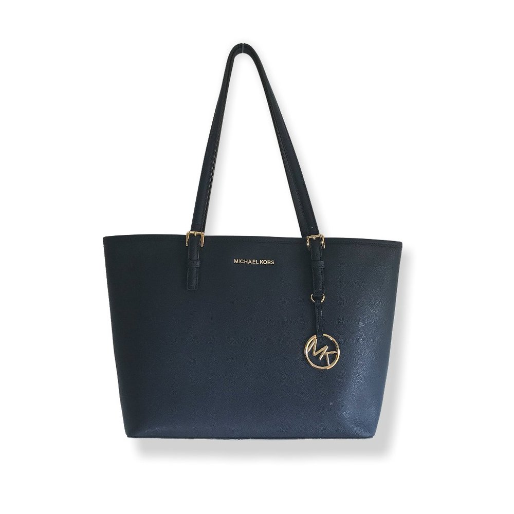 Michael by Michael Kors Jet Set CarryAll Leather Tote 10 in